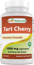 Best Naturals Tart Cherry Extract 1000 mg (Non-GMO) Veggie Capsules - Promotes Healthy Uric Acid levels within normal range, Healthy Joint Functio...