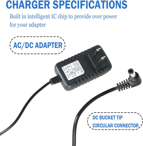 Charger Replacement for TINECO Vacuum Cleaner Charging Cord iFLOOR 2, iFLOOR 3, A10 A11 Floor ONE S3, 26V AC Power Adapter YLS0241A-T260080...