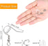 Stainless Steel Earring Hooks French Ear Wire, 600pcs Earring Making Findings Parts Jewels DIY Supplies Kits, with Silicone Earring Backs Stoppers...