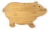 4575, Bamboo Wood Cutting Board Serving Board, 13.75"x8.25", 1 Pack...