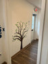 Amaonm Removable Cartoon Giant Brown Tree Wall Decals DIY Leaves Wall Sticker Peel and Stick Wall Decor for Nursery Kids Girls Nursery Room Bedroo...