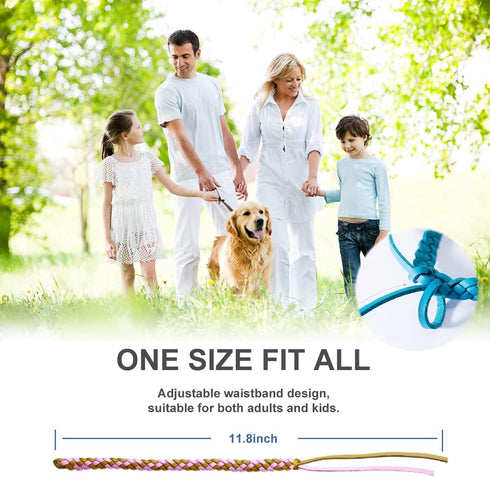 12 Pack Mosquito Repellent Bracelets, Individually Wrapped PU Leather Insect & Bug Repellent Wrist Bands for Kids & Adults Outdoor Camping Fishing...