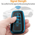 Sindeda Compatible With Toyota Key fob Cover with Leather Keychain,Soft TPU Full Cover Protection,Key fob case for RAV4 Camry Avalon Corolla Highl...