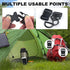 32 Pcs 1.5" Plastic Buckles for Straps, Include 8 Quick Side Release Buckle & 8 Tri-glide Slides Clips & 16 D Rings, Adjustable Heavy Duty Backpac...