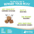 Raw Paws Grain-Free Soft Training Treats for Dogs - Peanut Butter Recipe, 6 oz - Made in USA - Natural Soft Puppy Training Treats - Low Calorie Sm...