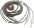 Youkamoo 8 Core Braided Silver Plated Replacement Cable Compatible for Hifiman HE4XX, HE-400i Headphones, 3.5mm to Dual 3.5mm Male 1.8m 6ft...