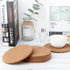 Boao 6 Pcs 6 Inch Round Absorbent Cork Coasters Wooden Cork Plant Coasters for Home, Drinks Coffee Table Dining Wooden Table Desk...