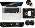 Keyboard Wrist Rest Support + Mouse Pad + Mouse Wrist Rest + Coaster, 4 PCS Set Ergonomic Memory Foam Mousepad with Durable Anti-Slip Rubber Base ...