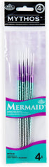 Royal & Langnickel Mythos Mermaid Liner Brush Set for All Painting Mediums, 4pc...