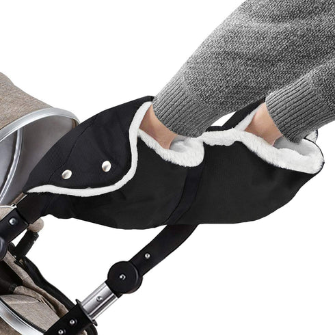 Stroller Hand Muffs Thick Warm Stroller Gloves Waterproof Anti-Freeze Pushchair Hand Warmer Universal for Pram Stroller Buggy for Parent Caregiver...