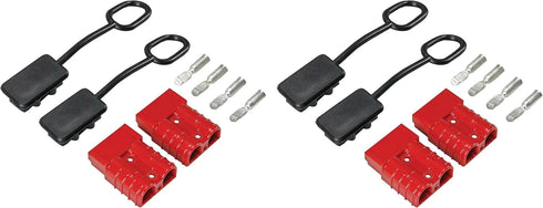 Extreme Max 5600.3102.2 Quick Connect Battery Plug for ATV/UTV Winches - 2-Pack,Red...