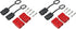 Extreme Max 5600.3102.2 Quick Connect Battery Plug for ATV/UTV Winches - 2-Pack,Red...