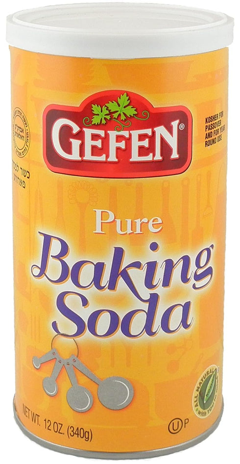 Gefen Pure Baking Soda, 12oz | In Resealable Container | 100% Sodium Bicarbonate...