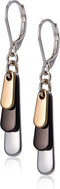 Nine West "Metal Motion" Tri-Tone Shaky Drop Earrings, Multi...