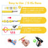 Kuject 50PCS Solder Seal Wire Connectors AWG 12-10, Yellow Solder Seal Heat Shrink Butt Connectors Terminals Solder Sleeve Waterproof Wire Splice ...