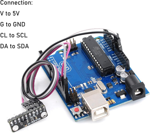 MCP4728 12 Bit I2C Digital to Analog Converter DAC Breakout Sensor Module GY-MCP4728 DAC Development Board for Arduino...