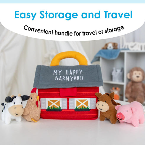 Carter's Barnyard Soft Plush Playset...