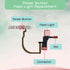 Power Button Flash Light Flex Cable Replacement for iPhone Xs Mic On/Off Control Flashlight Switch for iPhone Xs Max with Pre-Installed Assembly M...