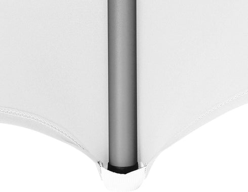 Peomeise 4FT Spandex Table Cover Rectangular Stretch Spandex Tablecloth (White,4FT)...