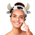 Facial Spa Headband Cosmetic Makeup Headband Skincare Headband for Washing Face Makeup (Cow)...