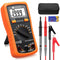 Neoteck Auto Ranging Digital Multimeter AC/DC Voltage Current Ohm Capacitance Frequency Diode Transistor Audible Continuity, Multi Tester with Bac...