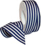 Morex Ribbon Striped Polyester Grosgrain Ribbon, Party Decorations, Gift Wrapping, Fun Patterns, 1-1/2" by 20 yd., Royal Blue...