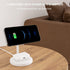 Techsmarter 2-in-1 Magnetic Wireless Charging Stand with 20W USB-C Wall Charger & 5ft USB-C Cable. Compatible with iPhone 12, 13, 14 and headphone...