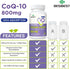 Liposomal Ubiquinol CoQ10 800 MG Softgel, High Absorption CoQ10 Ubiquinol Supplement, Active Coenzyme Q10 800mg, Powerful Antioxidant for Heart & ...
