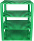 Strictly Briks Classic Big Briks Stackable Baseplates, Large Pegs for Ages 3 and Up, 100% Compatible with All Major Brands, Green, 1 Piece, 13.75"...