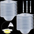 Geiserailie 23 Pcs Silicone Mould Cup Dispensers Mini Measuring Cup Resin Mixing Bowls with Rubber Spoon Glue Stick Small Scraper Color Modulation...
