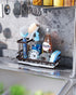 Consumest Sink Caddy Kitchen Sink Organizer, Sponge Holder for Kitchen Sink with Removable Drip Tray for Countertop Dish Soap Holder Dispenser Bru...