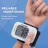 HealthWise Blood Pressure Monitor | Adult Wrist Cuff | Intelligent Inflation Technology | 2-Person Memory | Irregular Heartbeat Detection | Hypert...