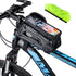 Bike Bag,Waterproof Top Tube Bike Phone Bag With Rain Cover,Front Frame Bag 2L Large Capacity Handlebar Bag Bicycle Bag Bike Accessories Compatibl...