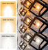 SHINESTAR E26 LED Bulb 60 Watt Dimmable, 4000K Bright White, Edison Light Bulbs for Bathroom Vanity, 4-Pack...