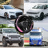 15 Inch Car Steering Wheel Cover, Universal Elastic Stretch Breathable Anti-Slip Leather Without Inner Ring, Auto Accessories Steering Wheel Prote...