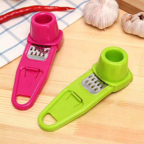 Zittop Multifunction Stainless Steel Pressing Garlic Slicer ?Cutter Shredder Kitchen To Garlic Slicer...