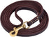 4FT / 5FT / 6FT Geninue Leather Leash for Small to Medium Dogs Training and Walking - Color Black/Brown (4FT, Brown)...