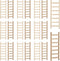 20 Pcs Mini Garden Ladder 2.36''x 0.78'' Miniature Ladder Model Mini Ladder Tiny Ladder Model Wooden Mini Doll House Ladder Accessories for Landsc...
