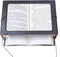 Hands-Free Magnifying Glass Large Full-Page Rectangular 3X Magnifier LED Lighted Illuminated Foldable Desktop Portable for Elder...