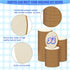 100 Pieces Unfinished Wood Circle - 2 Inch Round Disc Blank Natural Wooden Cutout Ornaments for Decoration DIY Craft Art Supplies, 0.11 inch Thick...