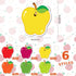 480 Sheets Apple Sticky Notes Apple Shape Post Notes Colorful Note Pads Back to School Memo Sticky Tabs Cute Expressions Notepads Easy to Post for...