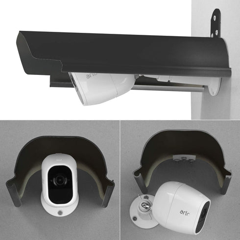 Uogw Sun Rain Shade Camera Cover Shield Works for Blink XT,XT2,(3rd Gen) XT3,XT4 (4th Gen),Arlo,Arlo Pro,WyzeCam,Nest,Ring,Protective Roof for Out...