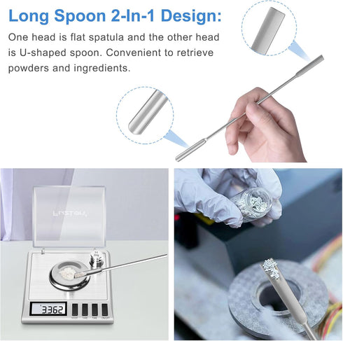 Fuzion Milligram Scale, 50g/0.001g Digital Milligram Scale with Calibration Weights, Jewelry and Gem Scale, Mg Scale for Powder Medicine, Reloadin...