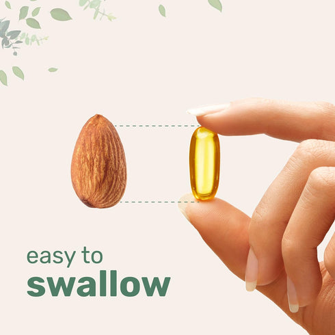 Flaxseed Oil 1400mg Softgels, 300 Counts | w/ 700mg ALA Omega 3, Cold Pressed, Rich in Fatty Acids, Alpha Linolenic Acid, Support Heart Health & I...