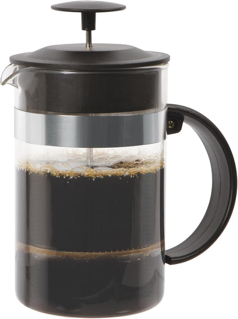 OGGI Triple Mesh Filter French Press Coffee Maker (20 fl oz)- 5 Cup / 600 ml Capacity, Coffee Press, Single Serve Coffee Maker, Stainless Steel Li...