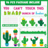 96pcs Cactus Bulletin Board Set Classroom Decorations Green Plants DIY Photo Craft Cutouts You Can’t Touch This Sharp Bunch Of Leaders Cutout for ...