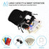 Sports Armband, Running Gym Universal Smartphone Arm Bag with Earphone Hole Multifunctional Pockets foriPhone 15, 14, 13, 12, 11 Pro Max, Xs, Xr, ...
