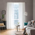 MIULEE 2 Panels Solid Color White Sheer Window Curtains Elegant Window Voile Panels/Drapes/Treatment for Bedroom Living Room (54 X 72 Inches White...