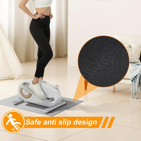 Mini Stair Stepper Mat, (Dark gray) Stepper Mat Home Exercise Equipment Mat, Fitness Mat Mini mini Stepper Floor Mat Floor Protector...