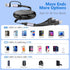 100W USB C to Multi Charging Cable, iPhone 15 Retractable Charging Cable with Type C 60W+IP 27W+Micro USB 10W Multi Phone Charger for iPhone 15 14...